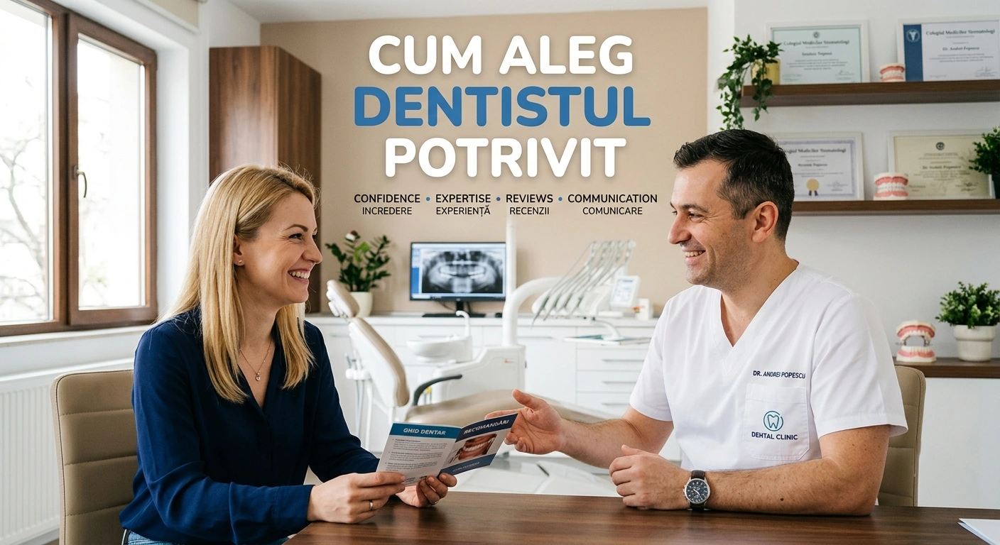 Cum aleg dentistul potrivit din Timișoara, ghid pentru pacienți